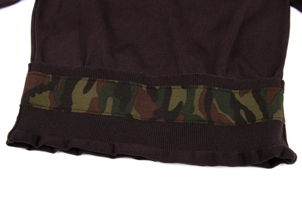 COMME des GARCONS Poly Camouflage Tape Knit Sweater K-162820_010