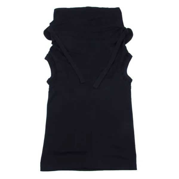 COMME des GARCONS Wool Round Collar Cord Design Sleeveless Top K-162823_002