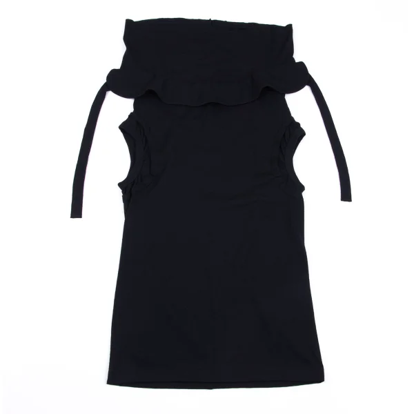 COMME des GARCONS Wool Round Collar Cord Design Sleeveless Top K-162823_009