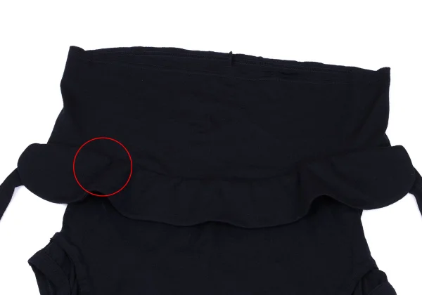 COMME des GARCONS Wool Round Collar Cord Design Sleeveless Top K-162823_010