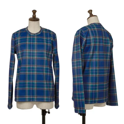 COMME des GARCONS Poly Checked T Shirt