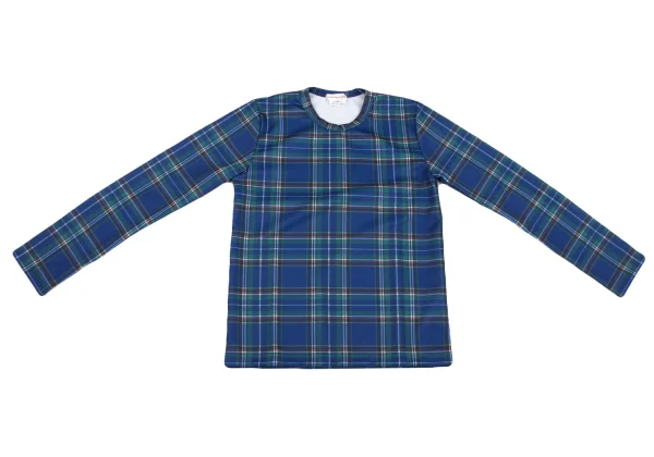 COMME des GARCONS Poly Checked T Shirt K-162826_002