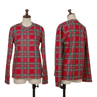 COMME des GARCONS Poly Checked T Shirt