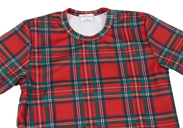 COMME des GARCONS Poly Checked T Shirt K-162827_003