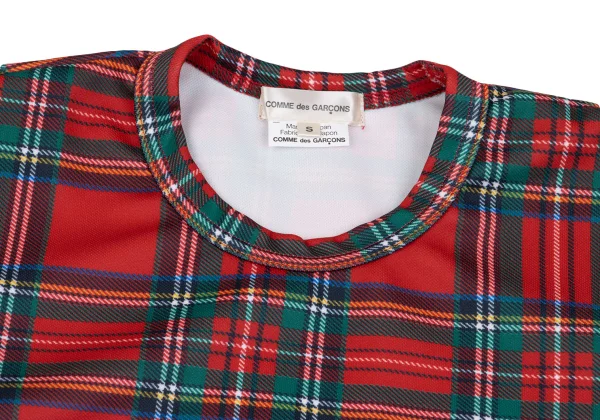 COMME des GARCONS Poly Checked T Shirt K-162827_004