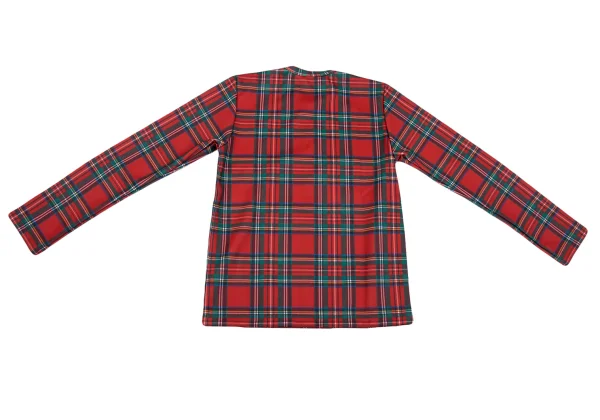 COMME des GARCONS Poly Checked T Shirt K-162827_010