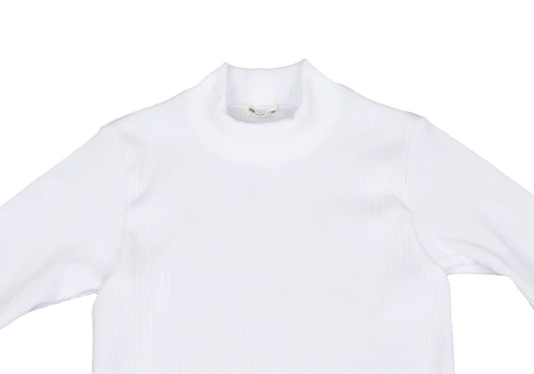 COMME des GARCONS Poly Mock Neck Rib T Shirt K-162830_003