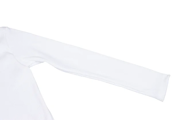 COMME des GARCONS Poly Mock Neck Rib T Shirt K-162830_005