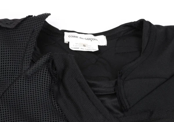 COMME des GARCONS Mesh Patchwork Sleeveless Top K-162832_004