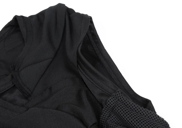 COMME des GARCONS Mesh Patchwork Sleeveless Top K-162832_006