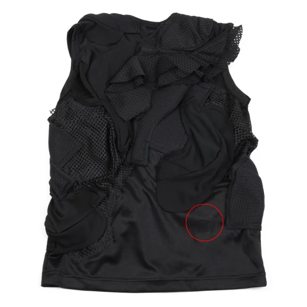 COMME des GARCONS Mesh Patchwork Sleeveless Top K-162832_011