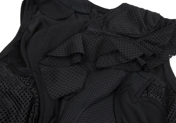 COMME des GARCONS Mesh Patchwork Sleeveless Top K-162832_013