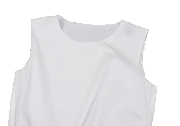 COMME des GARCONS Washed Hem Star Paste Sleeveless Blouse K-162833_003