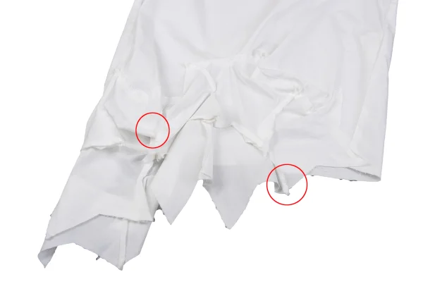 COMME des GARCONS Washed Hem Star Paste Sleeveless Blouse K-162833_006