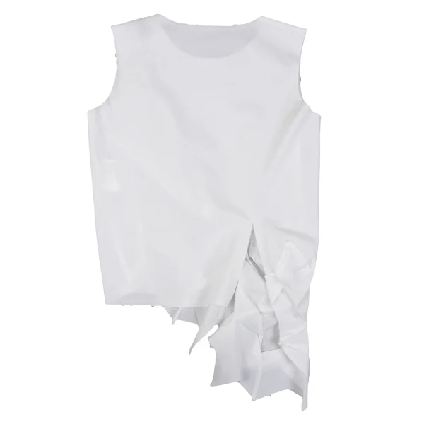 COMME des GARCONS Washed Hem Star Paste Sleeveless Blouse K-162833_011