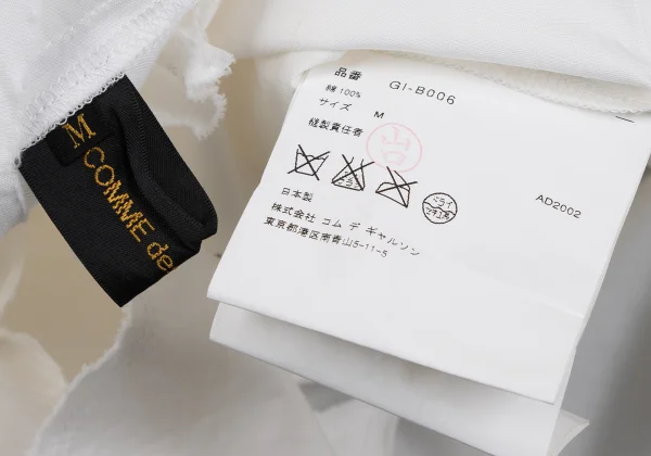 COMME des GARCONS Washed Hem Star Paste Sleeveless Blouse K-162833_016