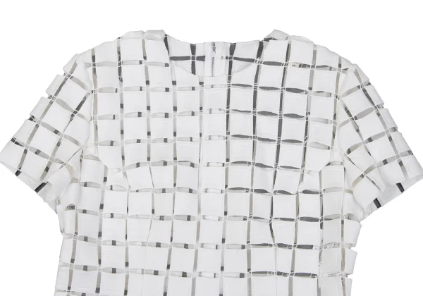 COMME des GARCONS Box Tulle Layered Short Sleeve Top K-162834_003
