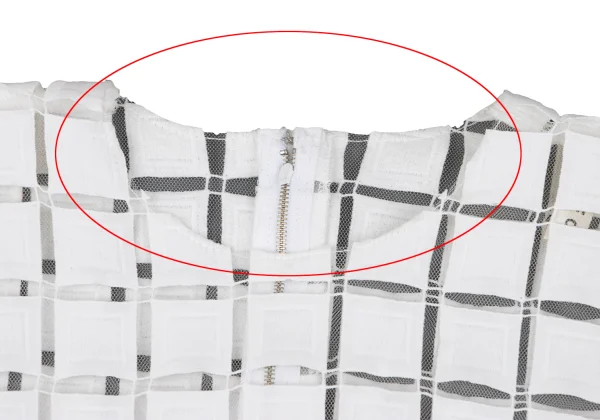 COMME des GARCONS Box Tulle Layered Short Sleeve Top K-162834_004