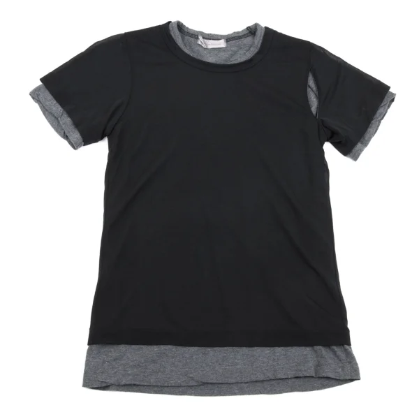 COMME des GARCONS Different Materials Layered T Shirt K-162835_002