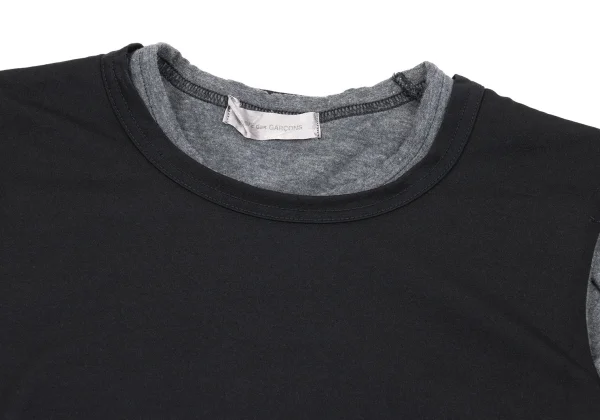 COMME des GARCONS Different Materials Layered T Shirt K-162835_003
