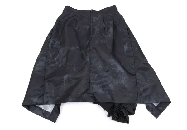 COMME des GARCONS Nylon Ruffle Embellished Switching Skirt K-162848_009