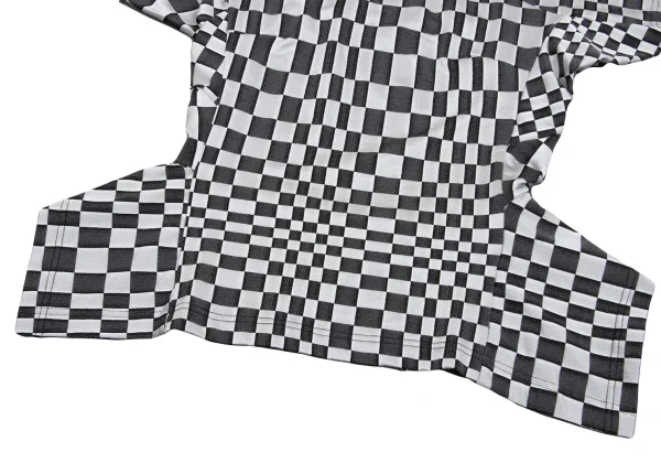 JUNYA WATANABE COMME des GARCONS Washed Checker Flag Short Sleeve T-shirt K-162849_006