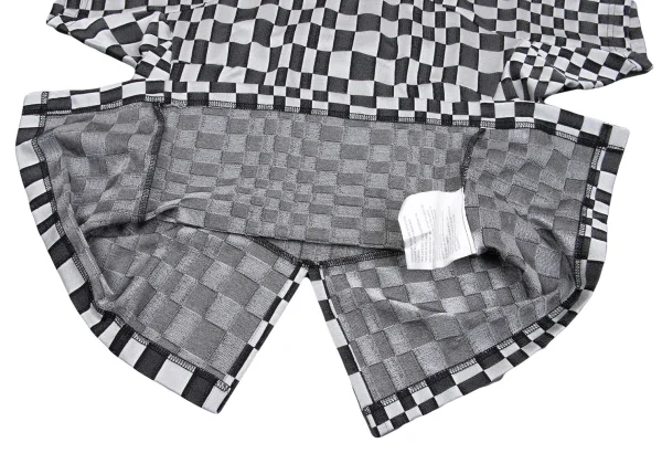 JUNYA WATANABE COMME des GARCONS Washed Checker Flag Short Sleeve T-shirt K-162849_008
