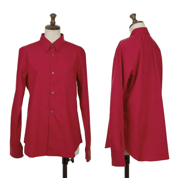COMME des GARCONS Cotton Basic Color Shirt Red M K-162850_001