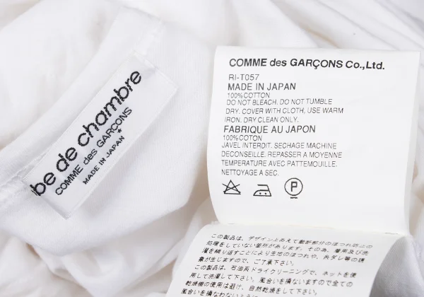robe de chambre COMME des GARCONS Cosage T Shirt K-162854_012