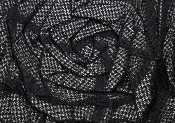 COMME des GARCONS Mesh Layered Floral Corsage Corset K-162857_004