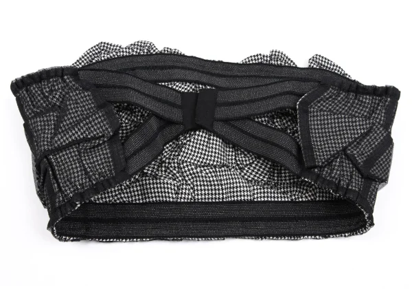 COMME des GARCONS Mesh Layered Floral Corsage Corset K-162857_005