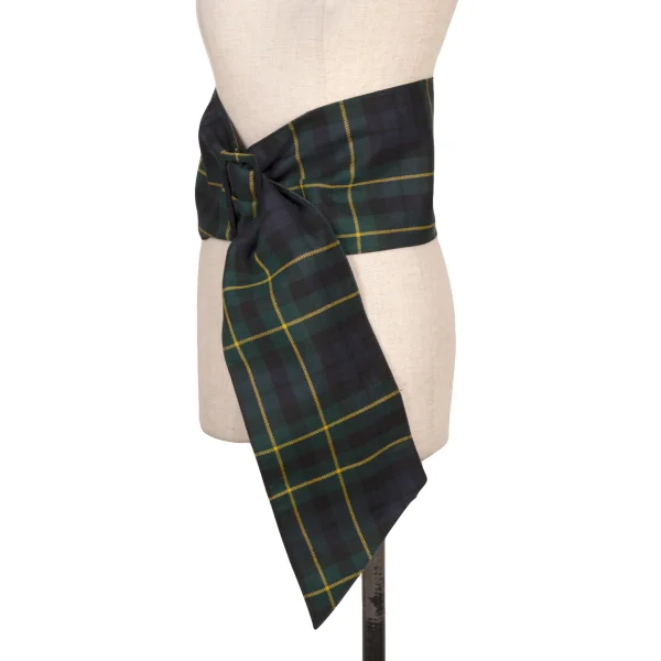 COMME des GARCONS Checker Wide Belt Green S K-162860_001