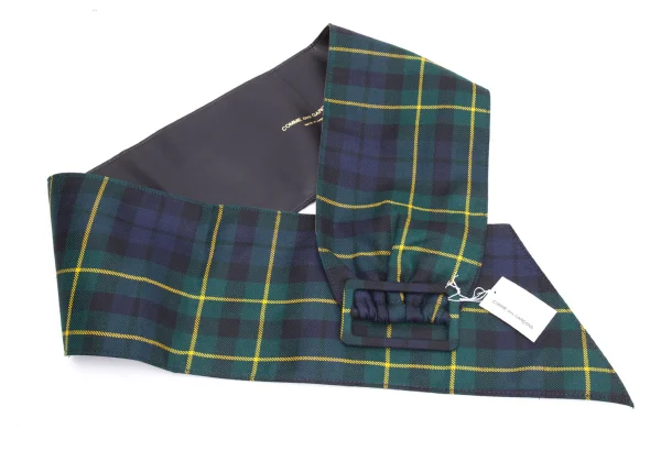 COMME des GARCONS Checker Wide Belt K-162860_002