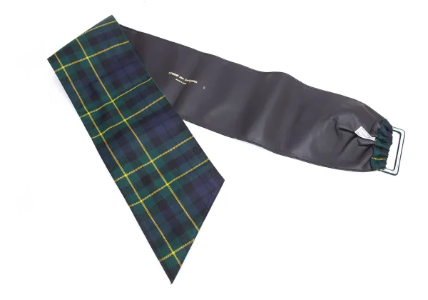 COMME des GARCONS Checker Wide Belt K-162860_007