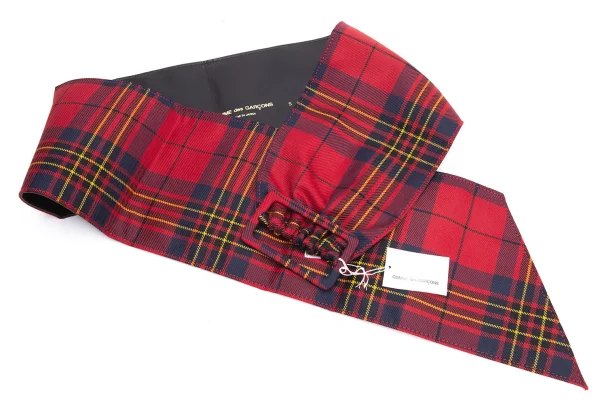 COMME des GARCONS Checker Wide Belt  K-162861_002
