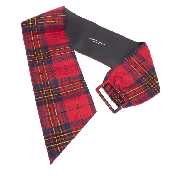 COMME des GARCONS Checker Wide Belt  K-162861_003