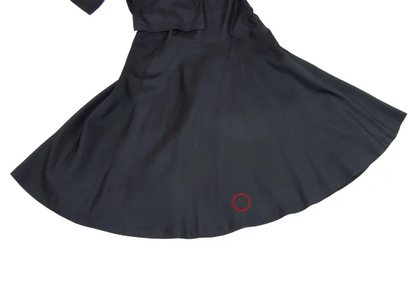 tricot COMME des GARCONS Silk Drape Neck Dress K-162862_011