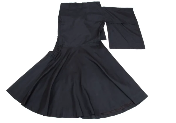 tricot COMME des GARCONS Silk Drape Neck Dress K-162862_014