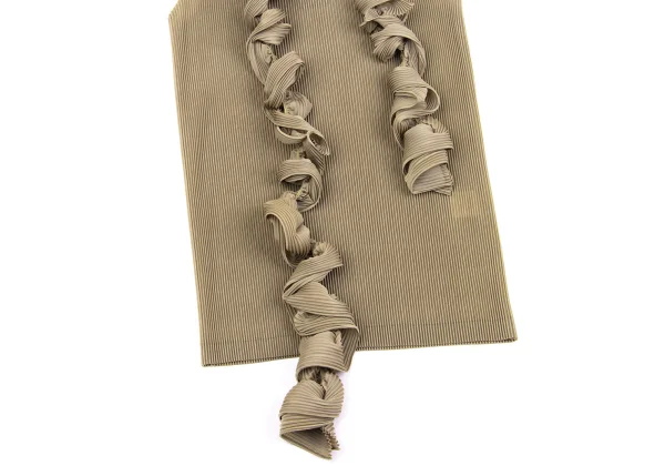ISSEY MIYAKE Curl Ribbon Design Sleeveless Shirt K-162863_008
