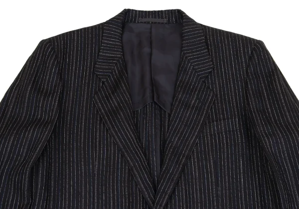 COMME des GARCONS HOMME Linen Pin Stripe Jacket K-162872_002