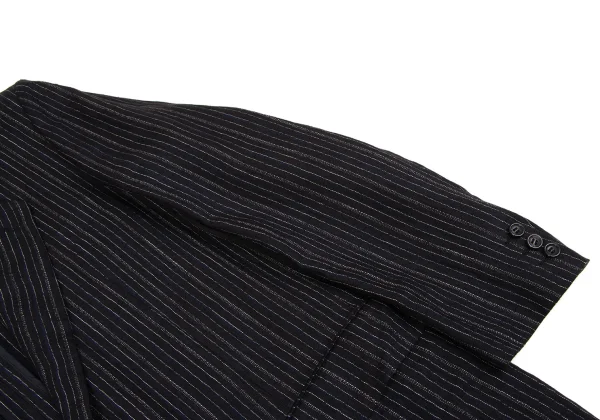 COMME des GARCONS HOMME Linen Pin Stripe Jacket K-162872_006