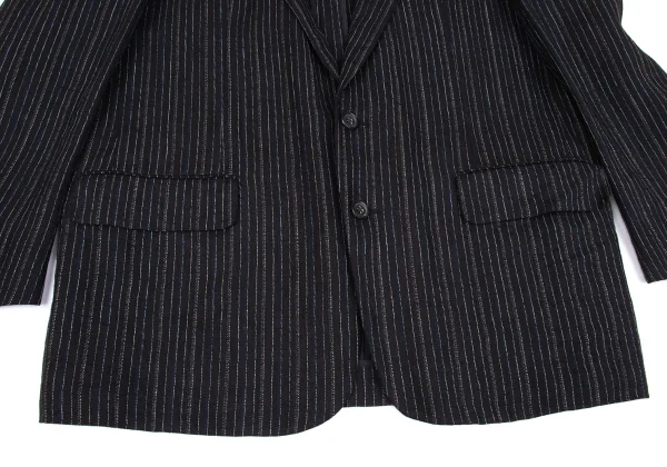 COMME des GARCONS HOMME Linen Pin Stripe Jacket K-162872_008