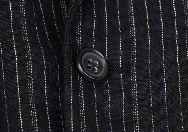 COMME des GARCONS HOMME Linen Pin Stripe Jacket K-162872_009