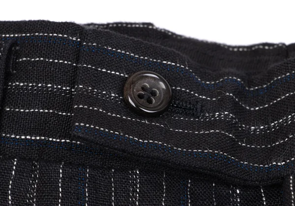 COMME des GARCONS HOMME Linen Pin Stripe Pants K-162873_003