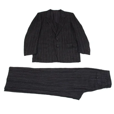 COMME des GARCONS HOMME Linen Pin Stripe Jacket & Pants