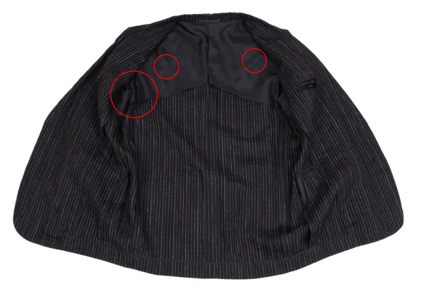 COMME des GARCONS HOMME Linen Pin Stripe Jacket & Pants K-162874_005