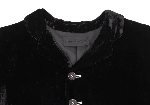 COMME des GARCONS Dyed Velour Long Jacket K-162876_004