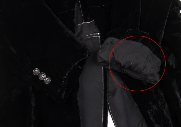 COMME des GARCONS Dyed Velour Long Jacket K-162876_007