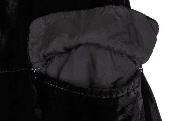 COMME des GARCONS Dyed Velour Long Jacket K-162876_010