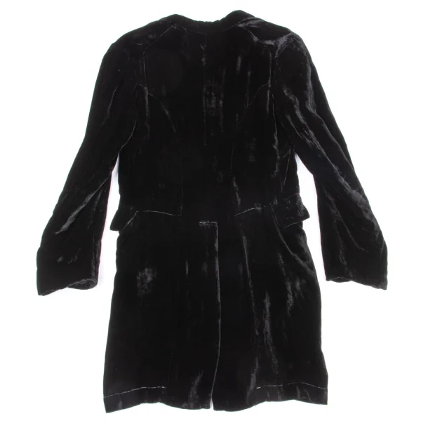 COMME des GARCONS Dyed Velour Long Jacket K-162876_012